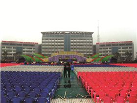 爵士龍舞臺音響設備--淮南農民文化節案例2