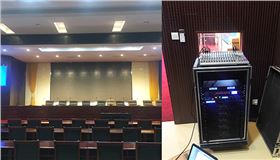 中鐵十四局集團禮堂采用雙十五專業音響設備