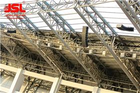 爵士龍專業(yè)音響設備成功助力鹿寨田徑運動場—— 基于Dante網絡架構現場音頻系統(tǒng)