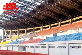 爵士龍專業(yè)音響設備成功助力鹿寨田徑運動場—— 基于Dante網絡架構現場音頻系統(tǒng)