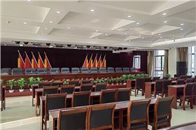 鄭州鐵路局報告廳搭建完成并投入使用 【爵士龍專業(yè)音響設備】