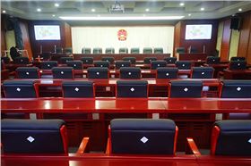 云南紅河某政府會議室選用爵士龍會議音響系統