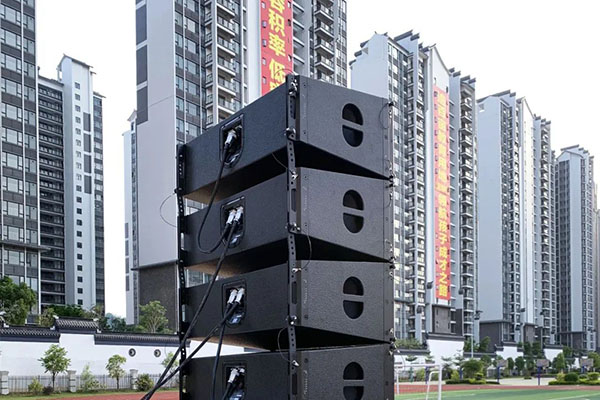 爵士龍LA雙十線陣音箱系統(tǒng)助力高州市高文小學(xué)打造校園之聲