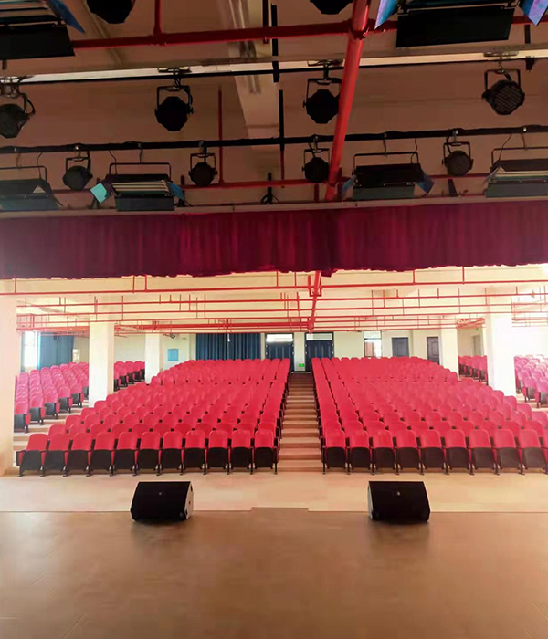 湖南永州道縣芙蓉學(xué)校報(bào)告廳選用JSL爵士龍專業(yè)音響擴(kuò)聲系統(tǒng)