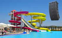 水上樂園采用線陣專業舞臺音響系統 水上樂園采用線陣專業舞臺音響系統